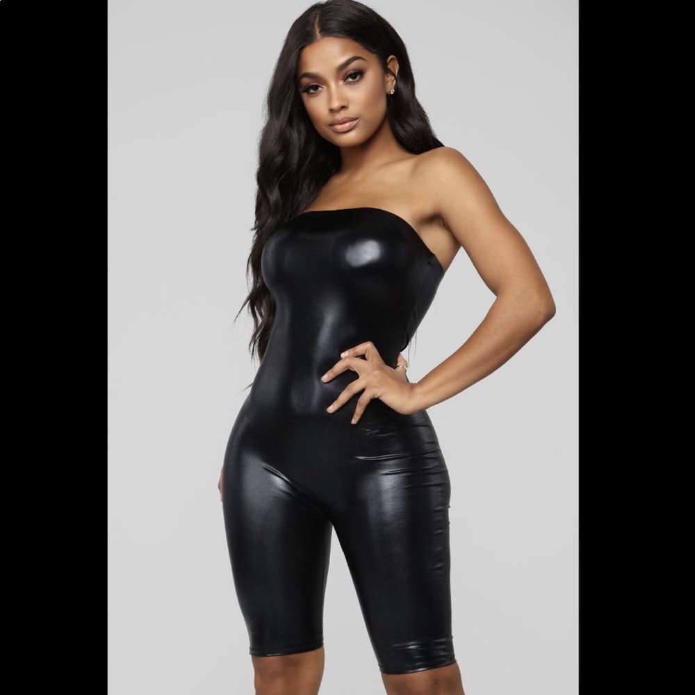 Leather Romper